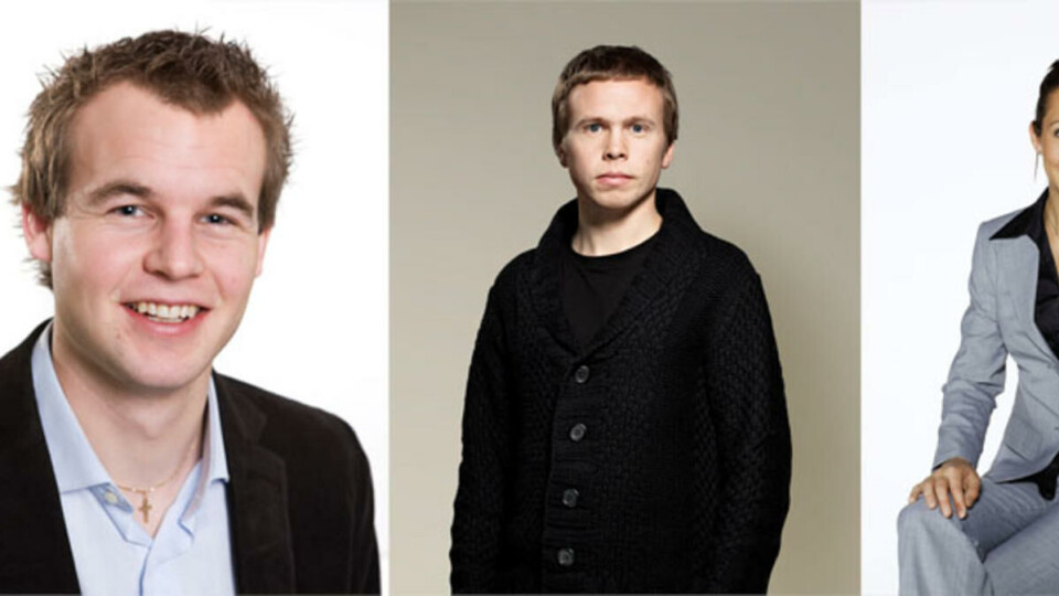 STUDENTENES STEMMER: Kjell Ingolf Ropstad (Krf), Gorm Kjernli (Ap) og Mette Hanekamhaug (FrP) ble valgt inn på Stortinget. STUDENTENES STEMMER: Kjell Ingolf Ropstad (Krf), Gorm Kjernli (Ap) og Mette Hanekamhaug (FrP) ble valgt inn på Stortinget.