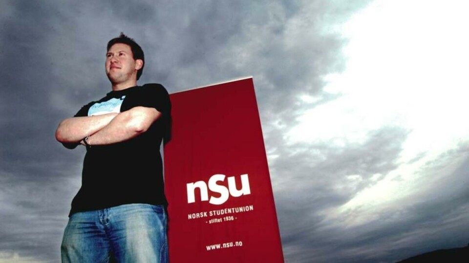 PASSER PÅ: Jørn Henriksen i Norsk Studentunion (NSU) lover å påse at den rødgrønne regjeringa holder løftene sine når det gjelder høyere utdanning.