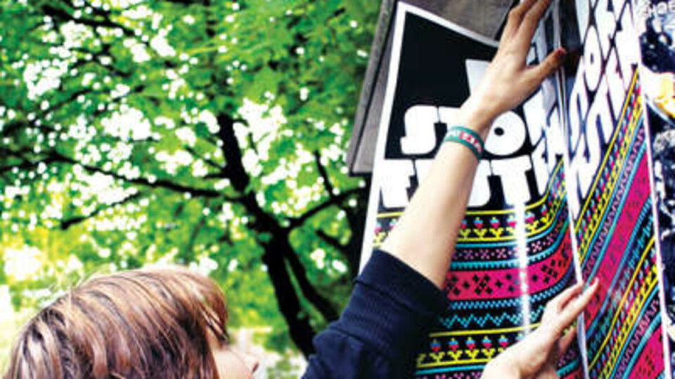 PLAKATRAID: Festivalgeneral Pernille Mogensen er snart i mål med alle forberedelser.