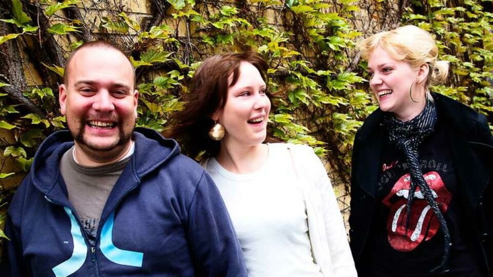 FORVENTNINGSFULLE: STUDiO-styret gleder seg til festival. Fra venstre: Knut Deram, Pernille Mogensen og Martha Ådland.