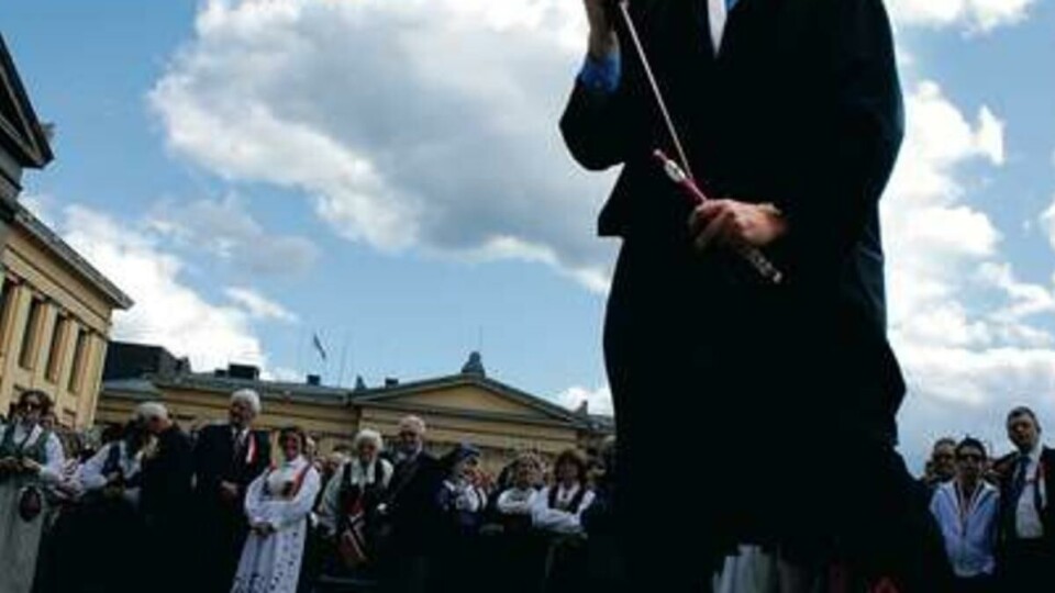 RIDE RANKE:Et tidligere medlem finner fram gamle kunster på den årlige konserten på 17. mai.