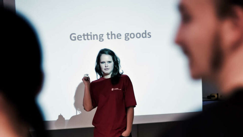 THE GOODS: Skal vi tro kursdeltakerne var det slett ikke faddergodene som fikk dem til å melde seg som faddere i år.