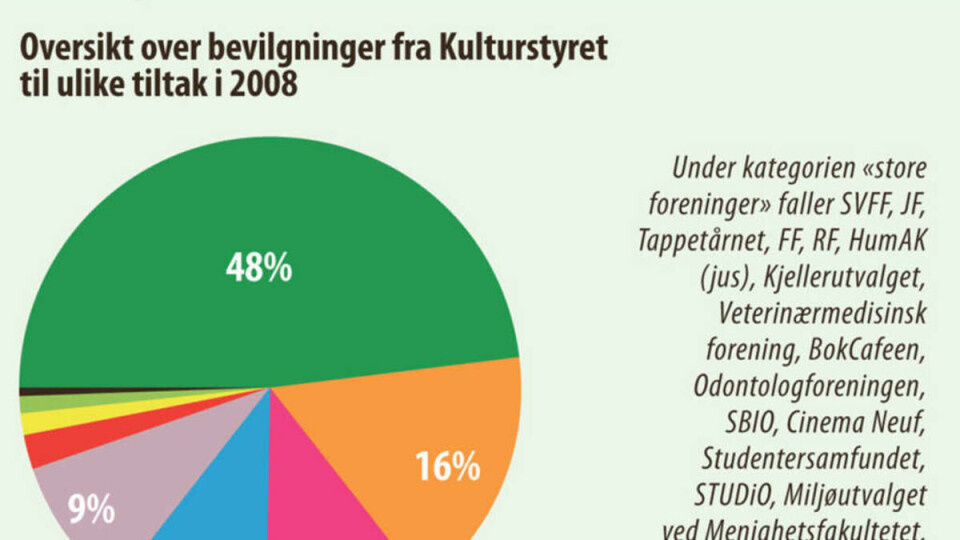 MANN MED MAKT: Erlend Sand Bruer er leder i Kulturstyret. Av årets pengesekk er det fortsatt ca. 300 000 kroner igjen å fordele.