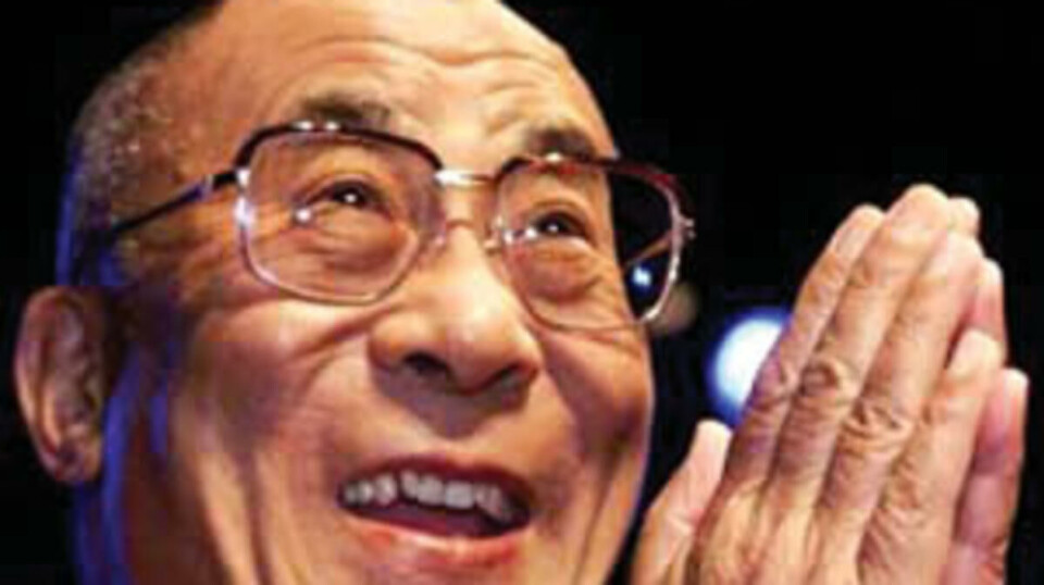 Fjernet Dalai Lama-bilde