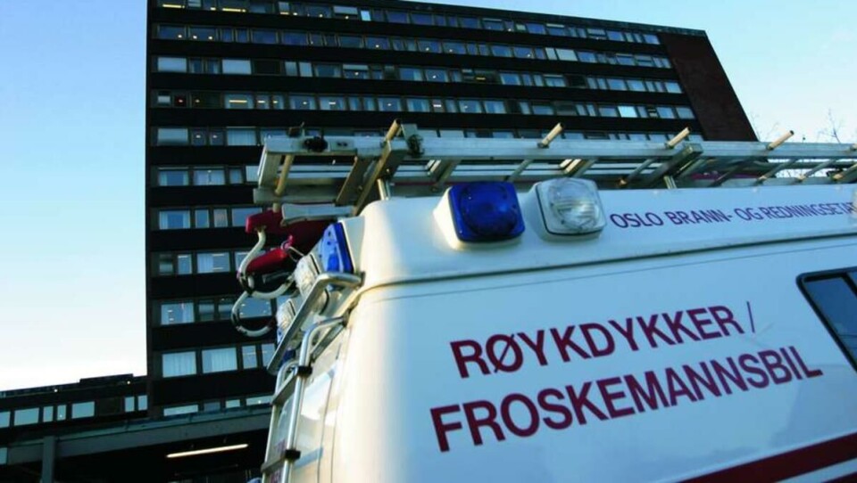 Bildetekst, bilde av røykdykkere.
Intet syn er mer spennende for Teknisk Avdeling enn dette