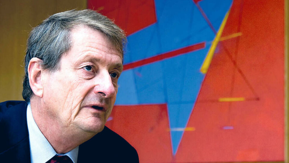 I ØKONOMISK TRØBBEL: Rektor Geir Ellingsrud krever mer penger per stipendiat fra Kunnskapsdepartementet.
