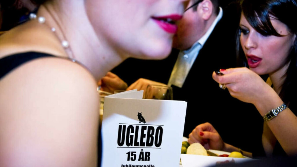 SYV SKÅLER: Under gallamiddagen utbragte Langhoff syv skåler, blant annet for HF, gamle og nye styremedlemmer i FF og de andre studentforeningene som var til stede som gjester.