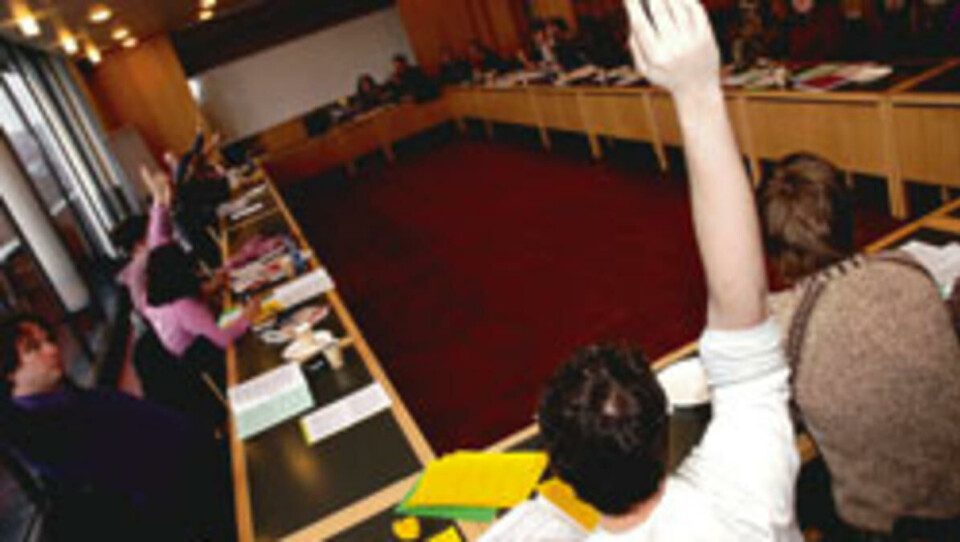 TELL MEG! Antallet representanter er alfa og omega når Velferdstingets vinterseminar prøver å bli settedyktige.