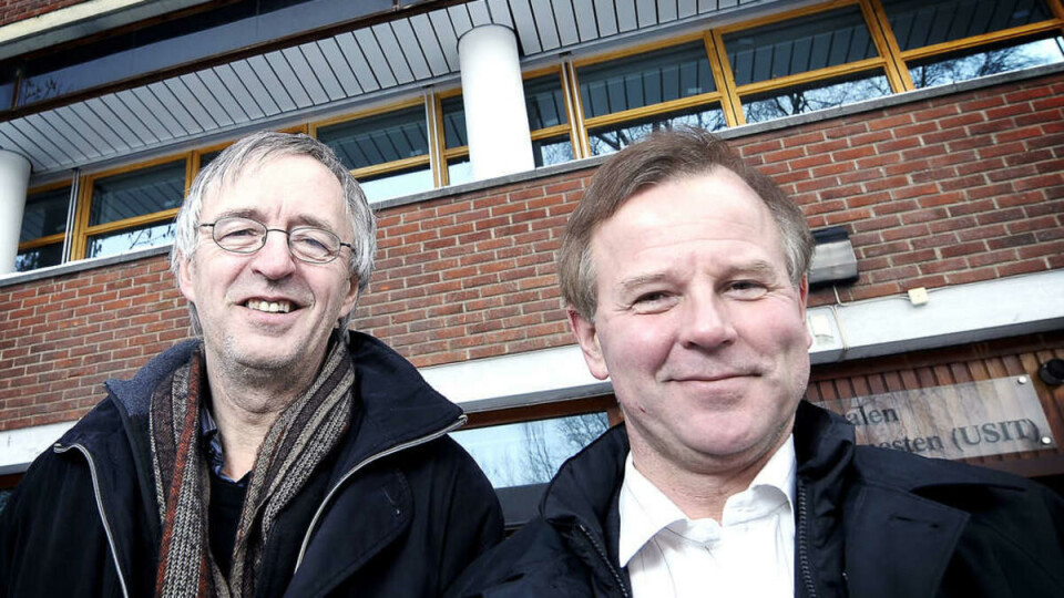DEI HÅPEFULLE: Trygve Wyller (til venstre) og Ole Petter Ottersen skal knivast om å bli ny rektor ved UiO.