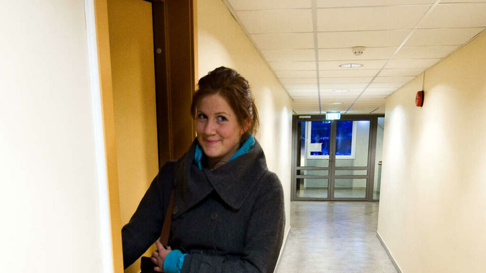 TRIVES HOS SiO: Randi Undheim (20) fra Markedshøgskolen trives godt med å bo på SiOs Studentby ved Ullevål.