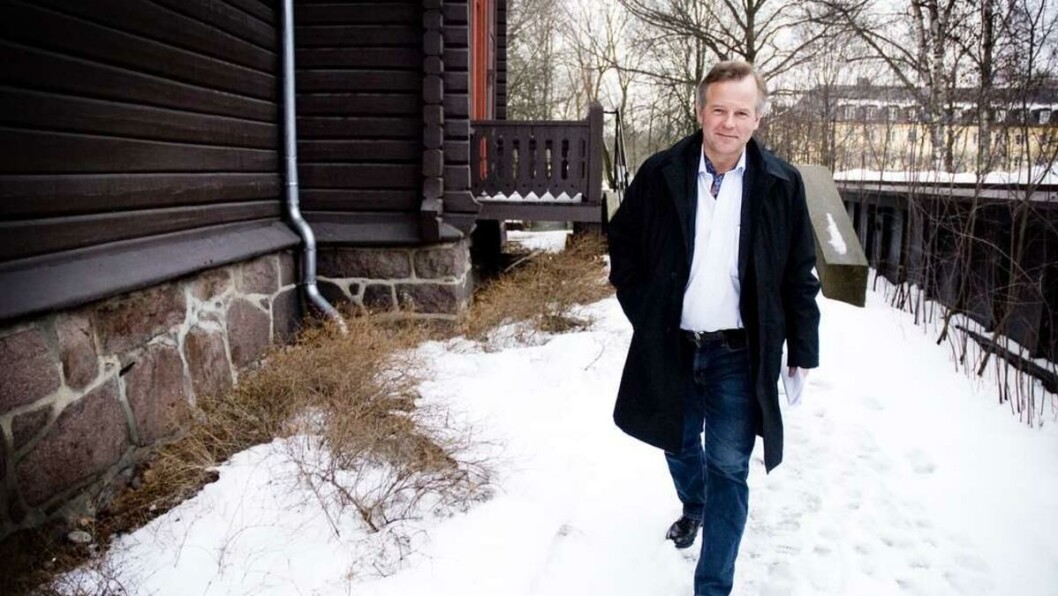 TJUVSTARTER VALGKAMPEN: -- Vårt lag vil profilere universitet, sier Ole Petter Ottersen. TJUVSTARTER VALGKAMPEN: -- Vårt lag vil profilere universitet, sier Ole Petter Ottersen.
