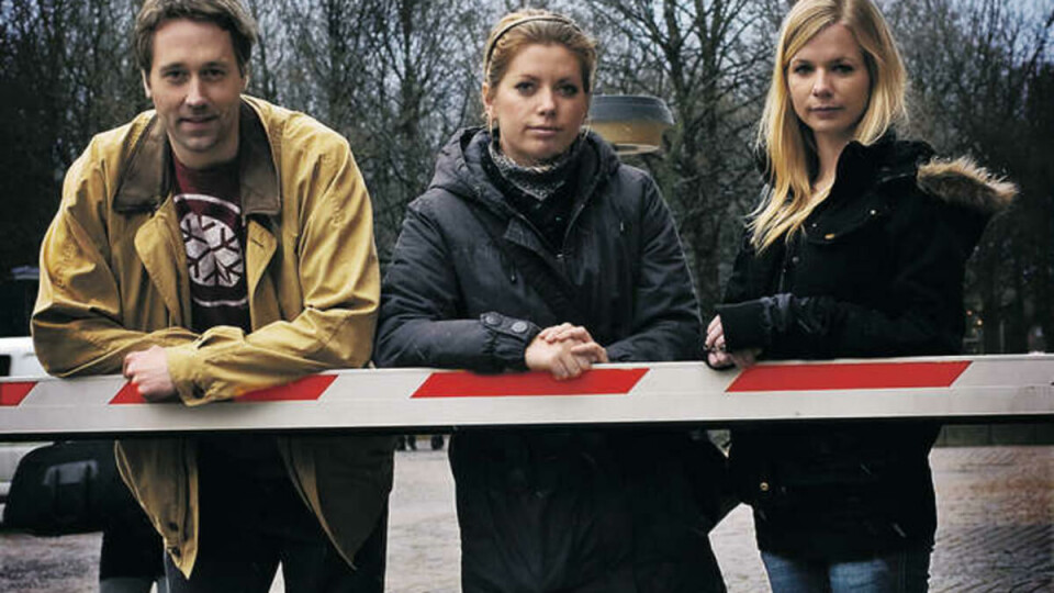 UNDERSØKER FRÅFALL: Odd Egil Solås, Lotte Vamnes Grinna og Cathrine Skandsen har saman med Navnit Kaur Pahil undersøkt kva som gjer at studentar ved Språkprogrammet ved HF fell frå.