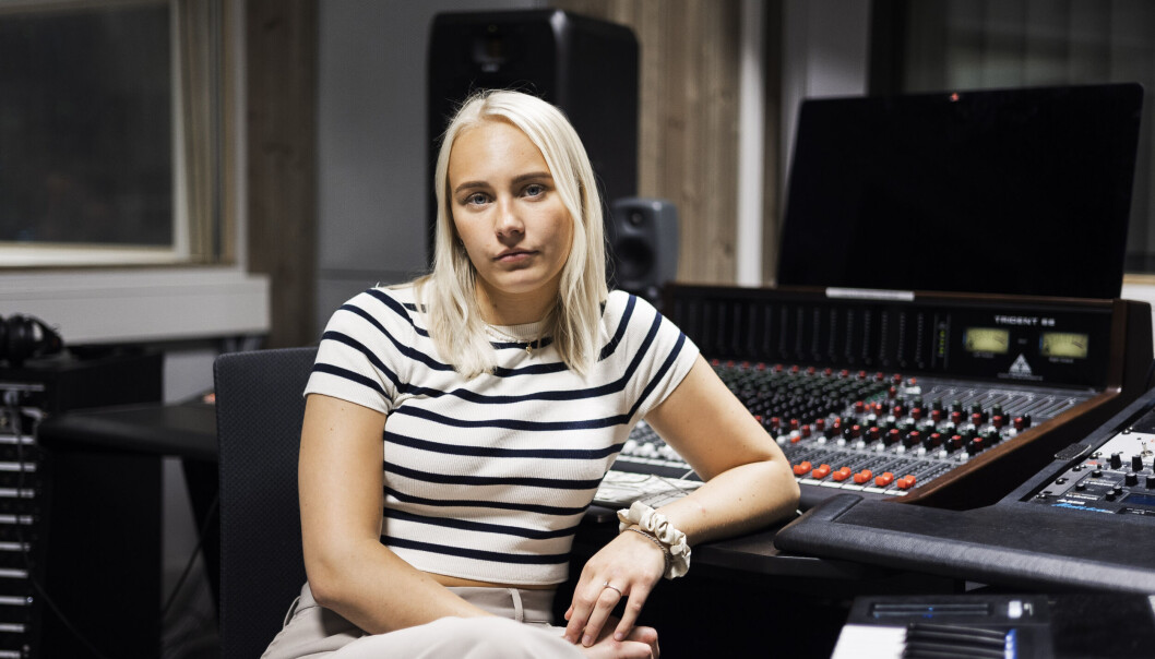 Selvstendig: Thea Marlene Jensen skriver og produserer egen musikk Selvstendig: Thea Marlene Jensen skriver og produserer egen musikk