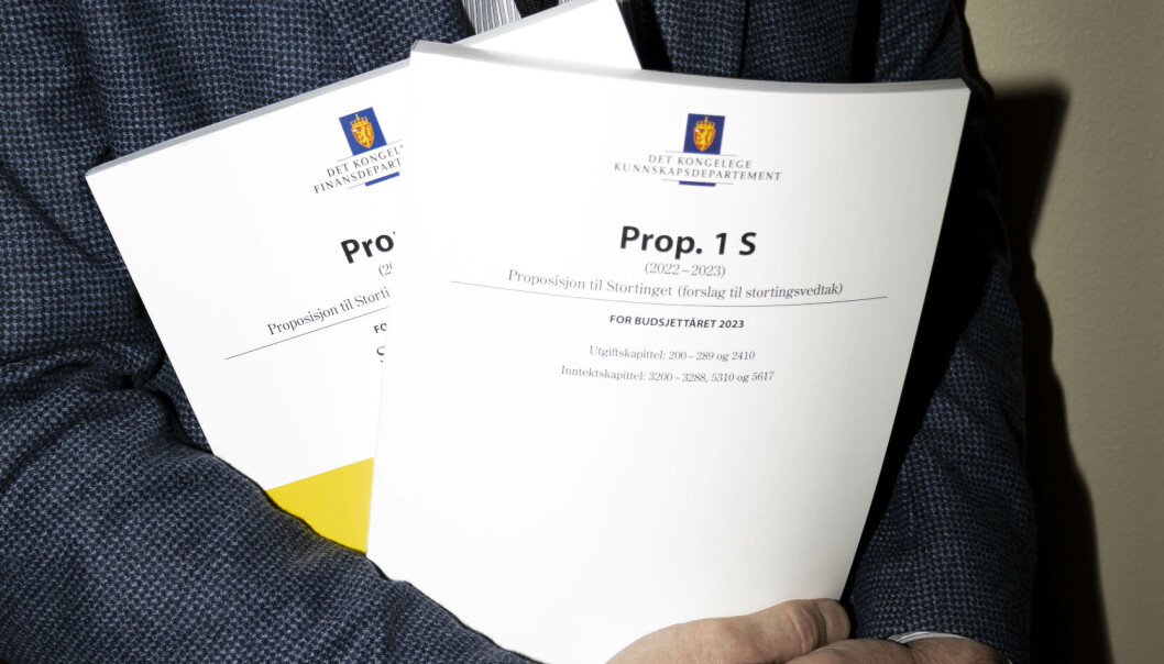 Prop.1 S: Torsdag i forrige uke ble forslag til statsbudsjett 2023 lagt frem. Prop.1 S: Torsdag i forrige uke ble forslag til statsbudsjett 2023 lagt frem.