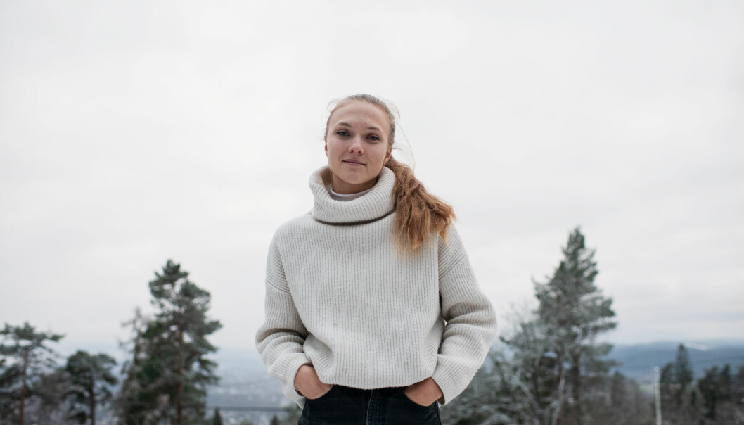 Medisinstudenten Marta Eklo (24) er blant de studentene som bruker kredittkort for å få hverdagen til å gå opp.