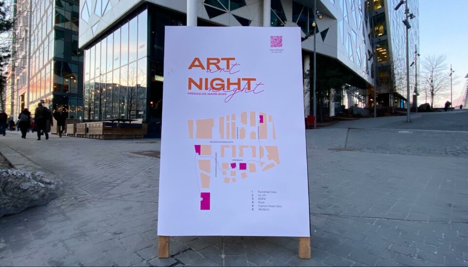 Bjørvika Art Night. Bjørvika Art Night.