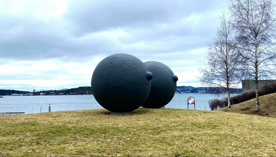 “Eyes” by Louise Bourgeois at Tjuvholmen Sculpture Park.