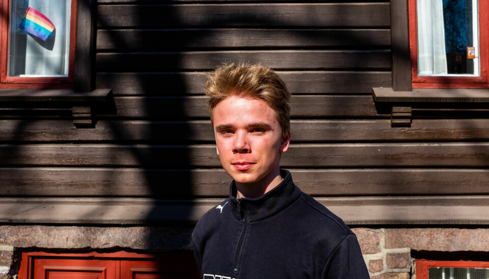 Nykommer: Tobias Aleksander Sveum Isaksen og Profesjonslisten.