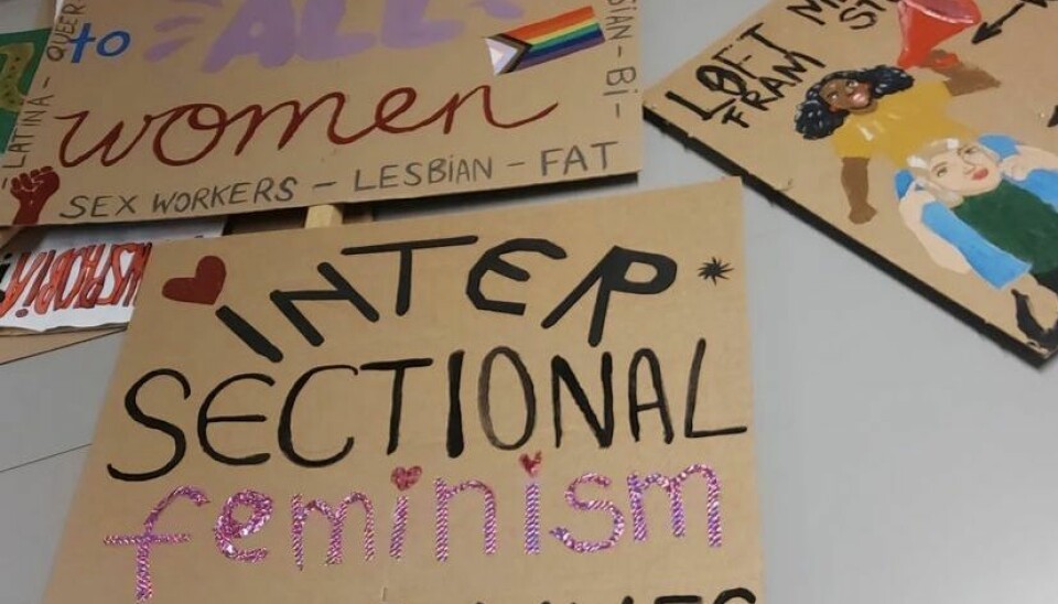 SFF’s workshop for the International Women’s day march this year.