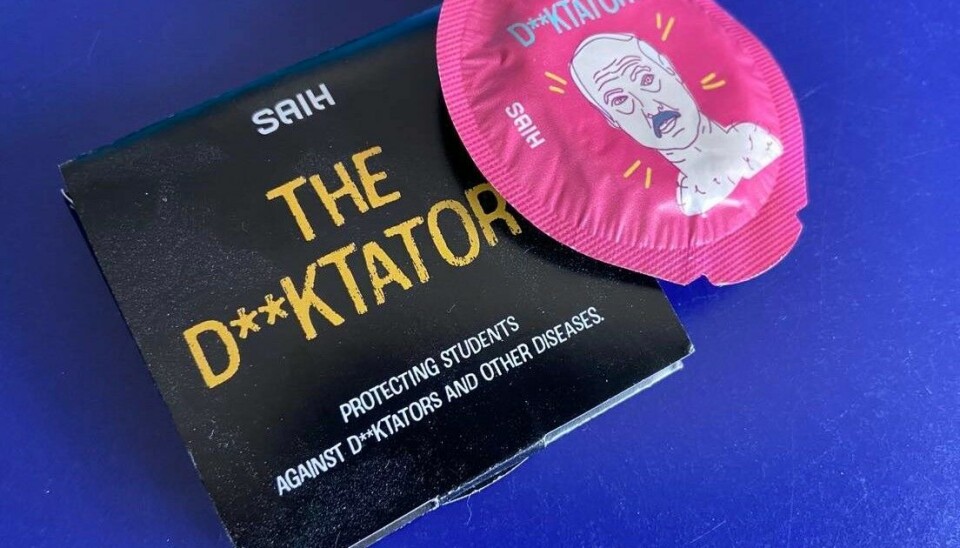 Free condoms handed out at an event sponsored by SAIH.