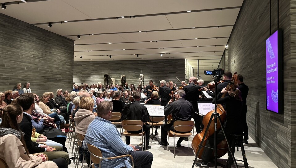 Oslo Kammerorkester performing in Nasjonalmuseet. Oslo kulturnatt 2023.