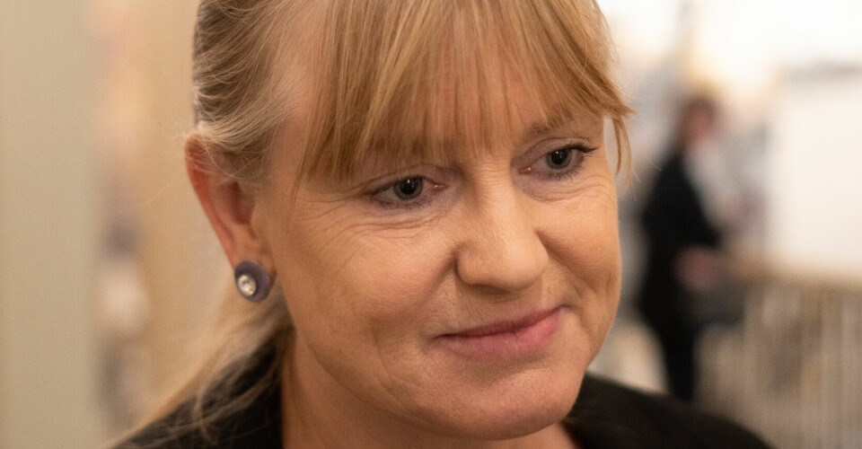 I forbindelse med fremlegging av statsbudsjettet 2024-2025. Grete Wold, stortingsrepresentant for SV.Oktober 2023.Foto: Isabel Svendsen Berge