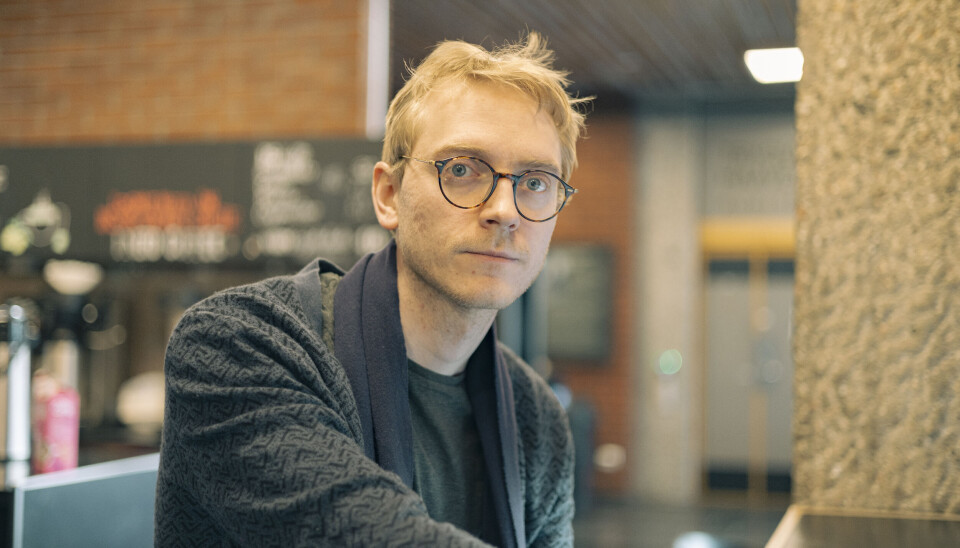 Paranoia: Stipendiat i samfunnsgeografi ved Universitetet i Oslo, Alf Jørgen Schnell (31), synes det bare er bra med litt redsel for plagiat.