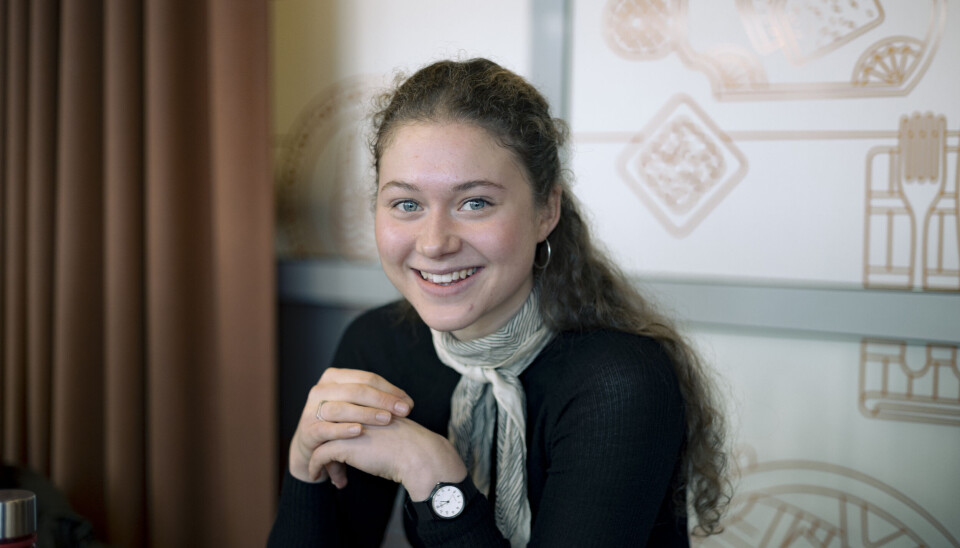 Juks: Alma Dokk Kullberg (21) er i sjokk over at Borch har jukset seg til mastergrad.