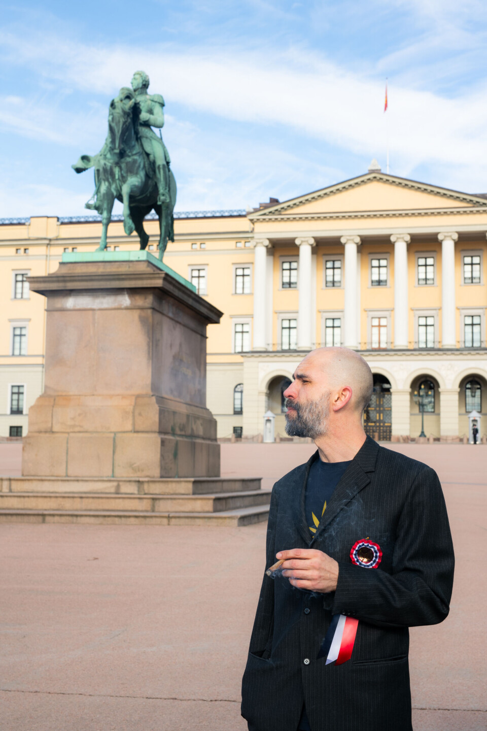 HAPPY 4/20: Roar Mikalsen var hovedarrangør for lørdagens cannabis-stunt