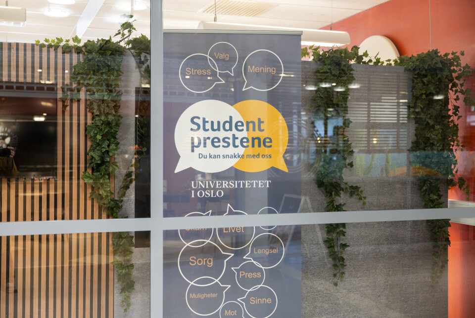 VELKOMMEN: Livssynsenteret må være åpent for alle, også i visuell kommunikasjon, forteller studentpresten.
