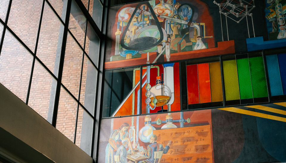 La det bli lys!: Fysikkbygget er et av de få stedene som har gitt Nordhus en god estetisk opplevelse, med rikelig dagslys og kvalitetsmaterialer.