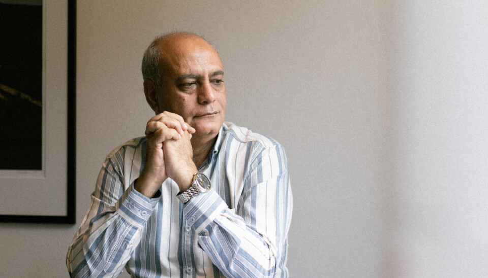 PREGET: Hani el-Dada ble skadet i et bombeangrep i Rafah før han klarte å flykte.