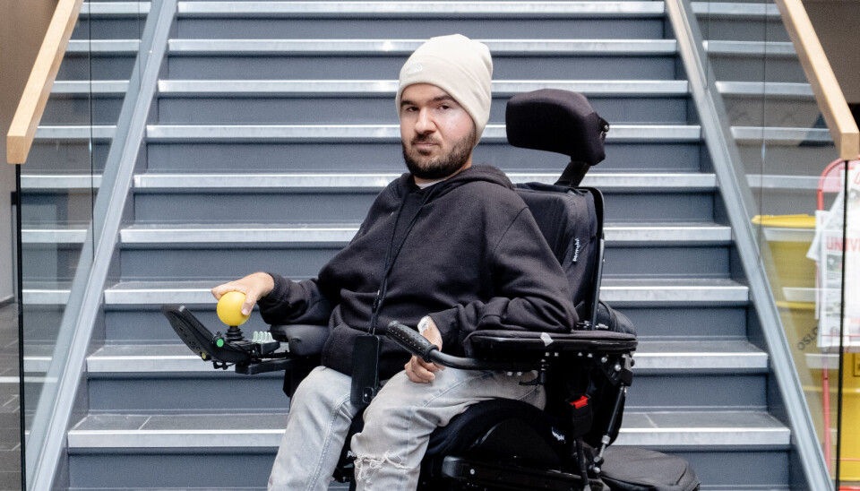 JOURNALISTSPIRE: Lucas Dalili Wiik tenker at journalister med nedsatt funksjonsevne kan berike journalistikken.