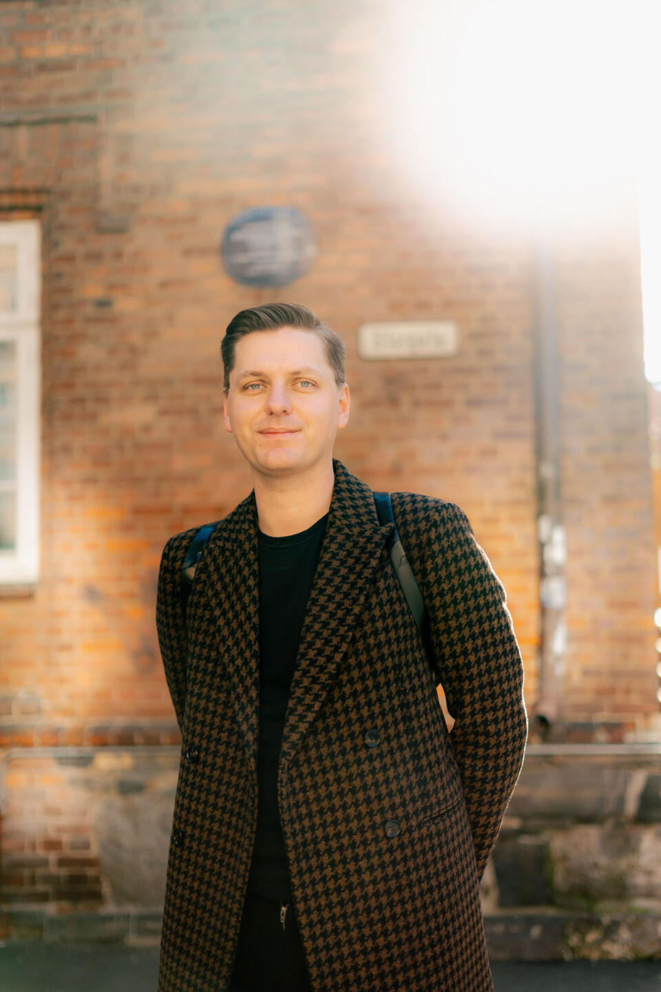 STORE PLANER: MDG-politiker Herman Søndenaa tror den gamle legevakta er perfekt for nye studentboliger.