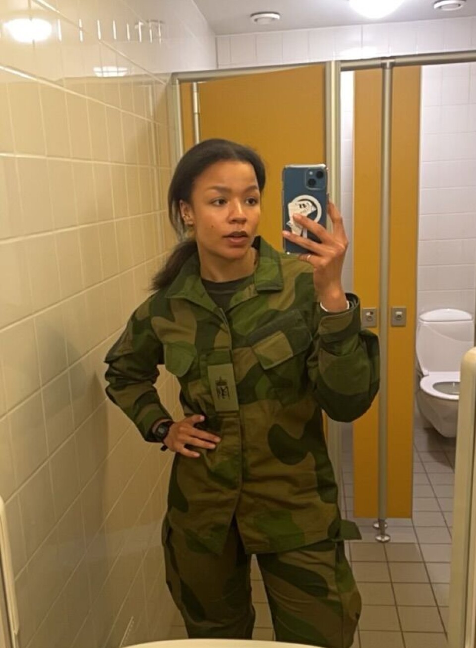 TIDSKLEMME: Studenten Agnete Brown Lillevik (22) fikk avslag på søknad om fritak fra Heimevernstjeneste på grunn av eksamensdatoe