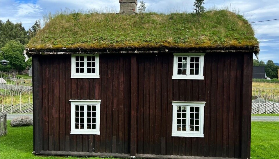 Old house in the folk museum of Trondheim.