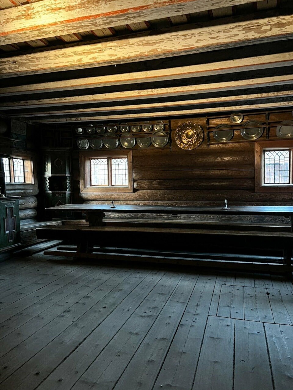 Replica of a house from the 17th century at the Norsk Folkemuseum.