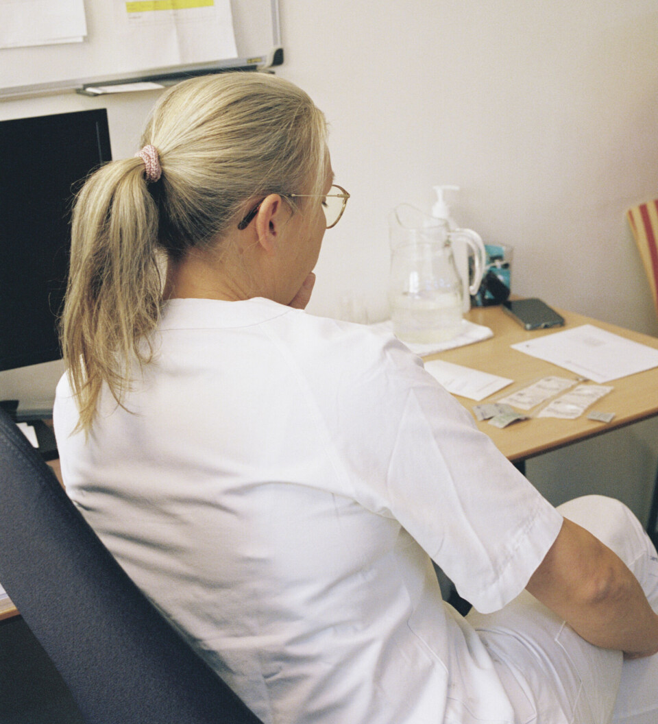 Gynekologisk poliklinikk: Her møter Tine Sande kvinner som skal ta abort.