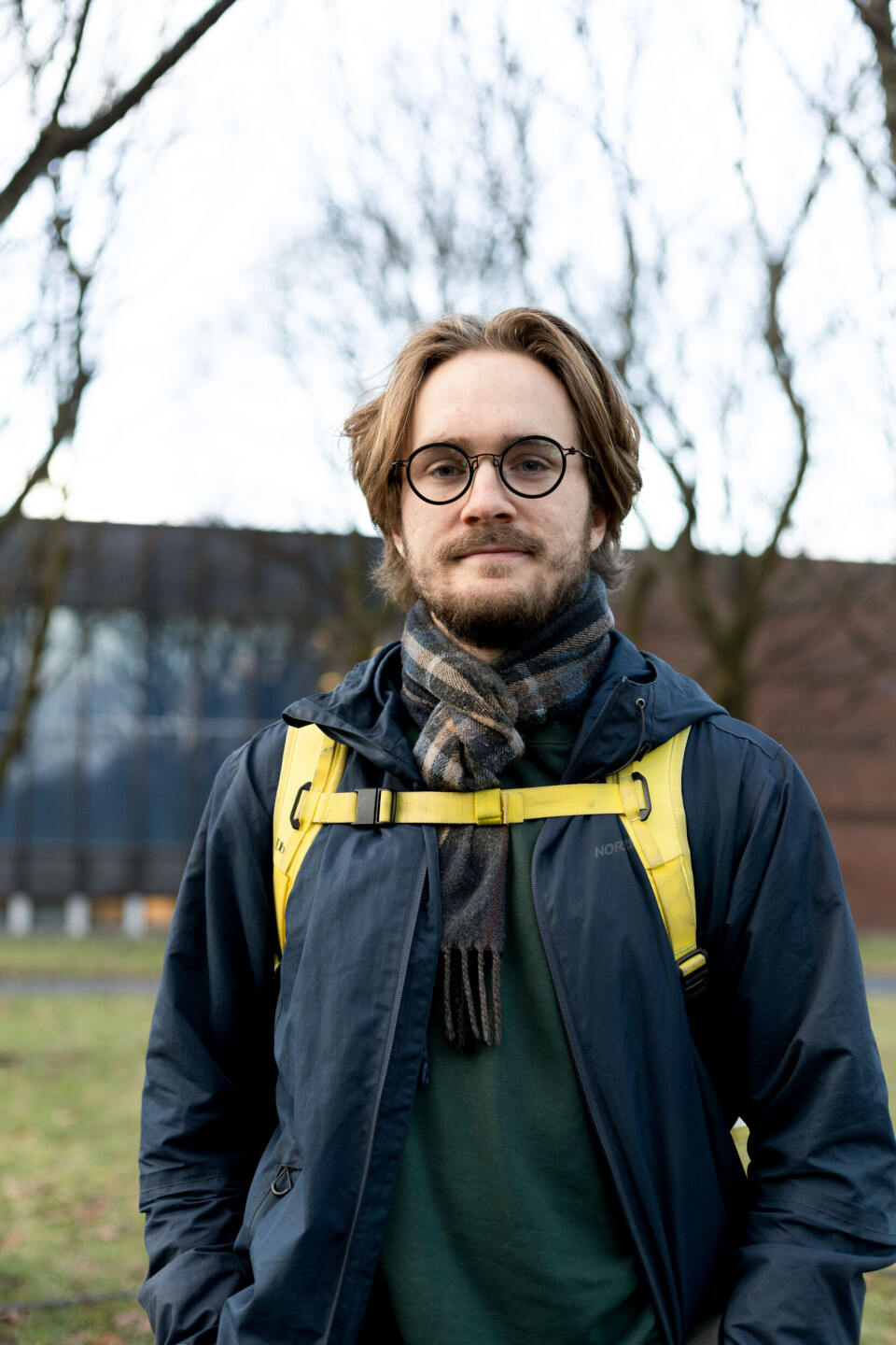 POSTIV: Erik Grimnes Haga, masterstudent i statsvitenskap, heier på studentdemokrati.