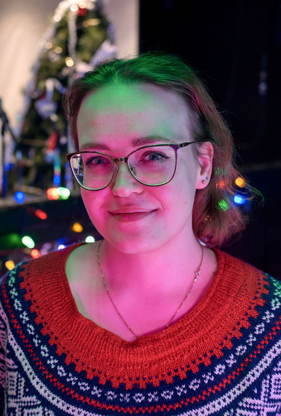 ELFENBENSTÅRN: Student Frida Rasmussen minner om at det er viktig å dra ut, prøve og tørre å feile.