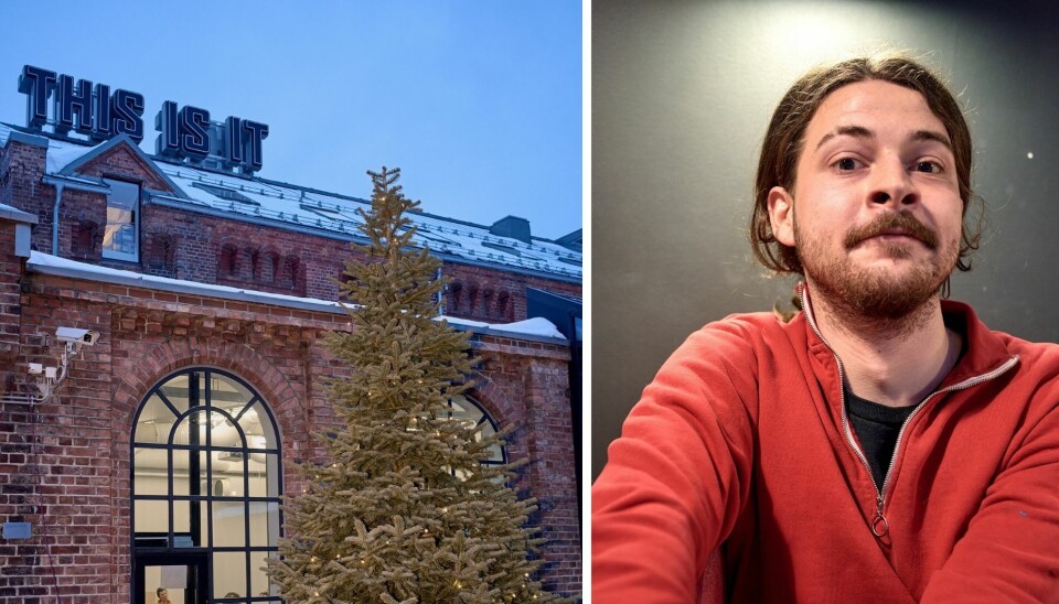 UROLIG: Leon Gordillo-Skotheim synes det er litt ubehagelig at KHiO mangler tilfluktsrom.