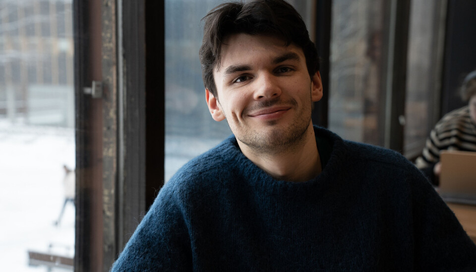 STAMGJEST: Alan Harkness (26) liker tilbudet på SiO-kantinene.