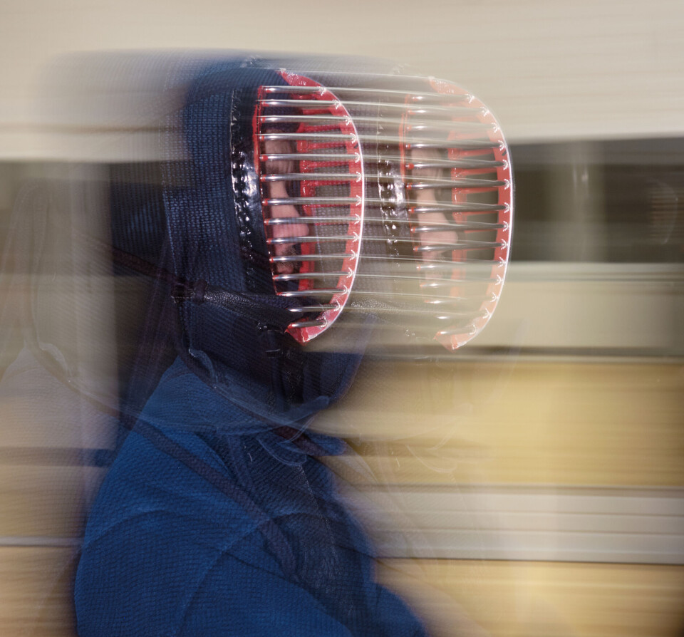 EN GARDE: Utstyrt med bambussverd driver OSI Kendo med japansk kampsport.