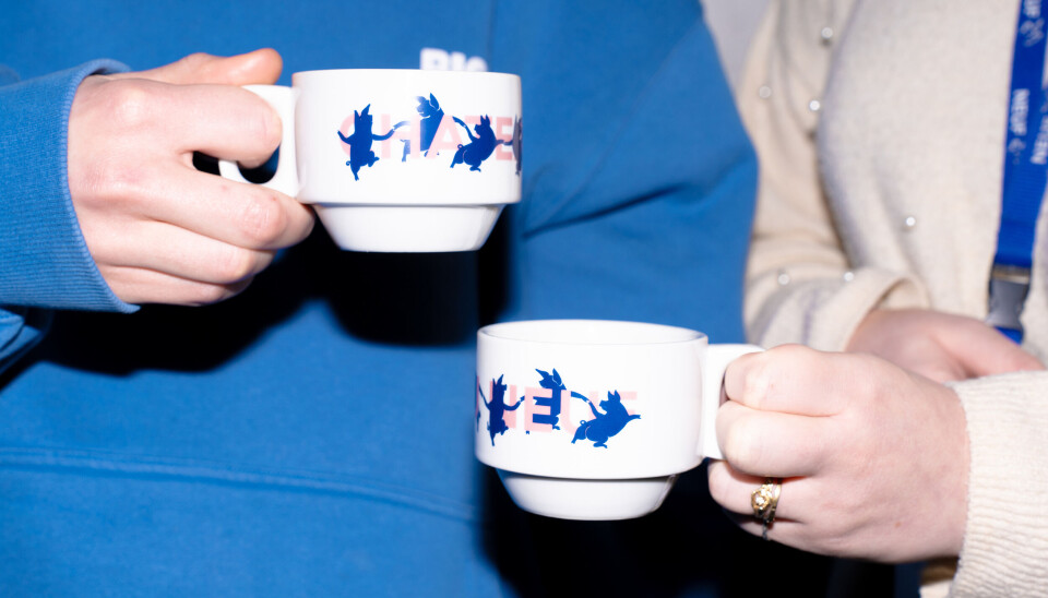 TO KOPPER: I dag står det bare to kaffekopper igjen på
Chateau Neuf