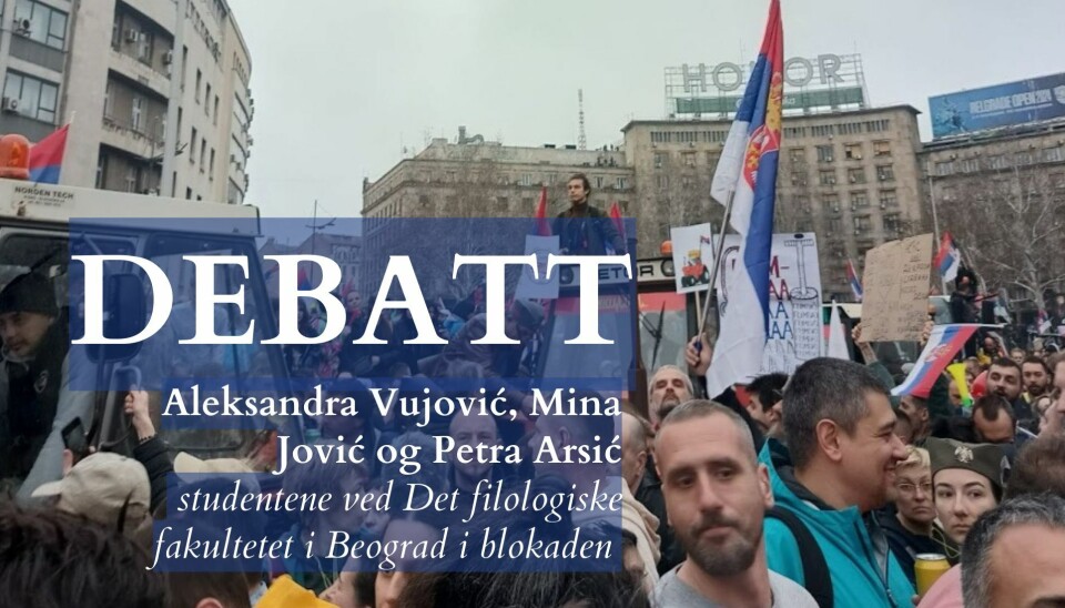 KREVER ENDRING: Opp mot 325.000 deltok i demonstrasjonen i Beograd 15. mars.