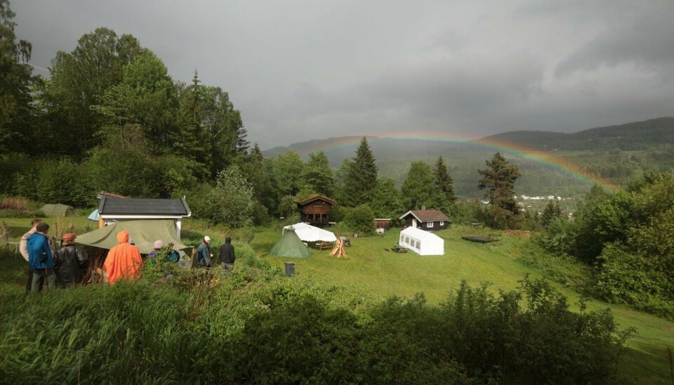 The Lågendeltaet camp.