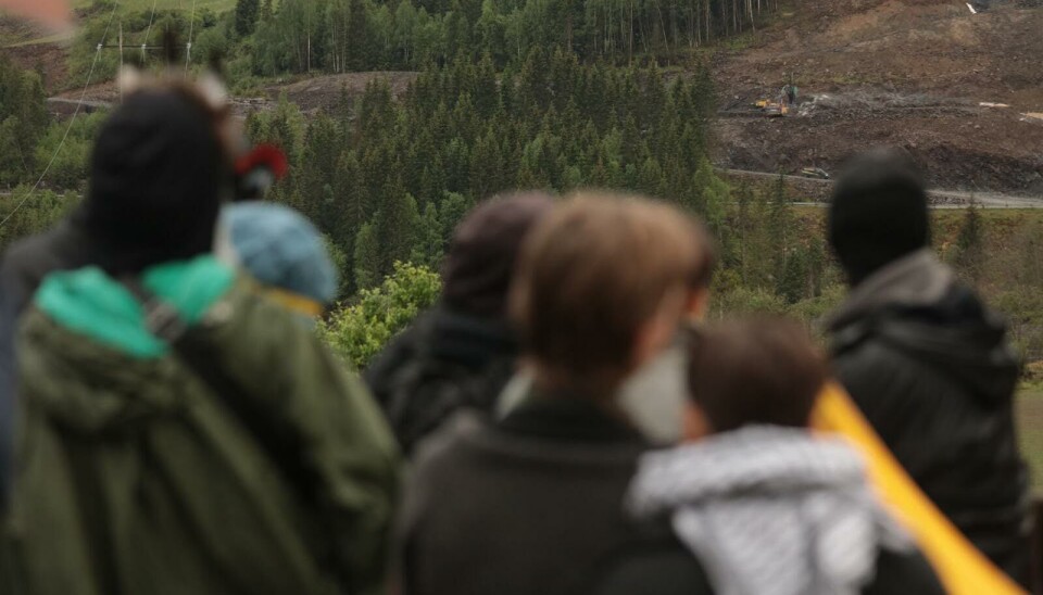 Participants visiting the site of the motorway project.