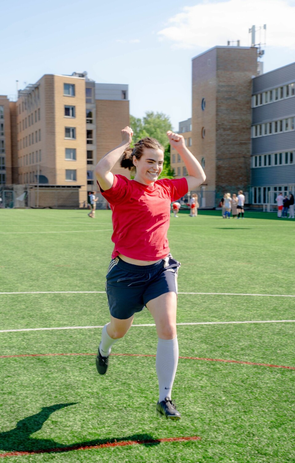 THE SWEET TASTE OF VICTORY: Dagny Mathilde Mohn var i ekstase etter en ellevill andreomgang.