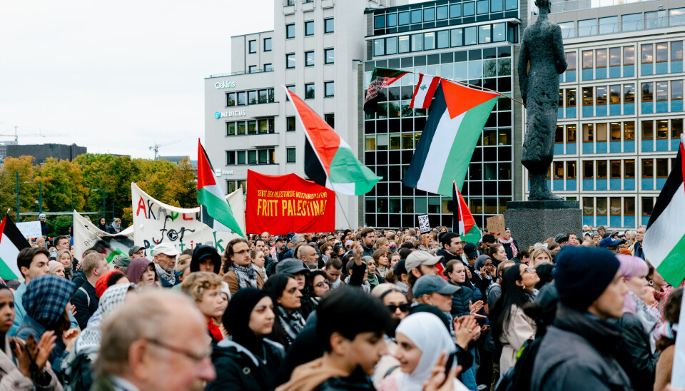 ILLUSTRASJONSBILDE: Bilde fra markering for ettårsdagen av angrepet i Israel 7. oktober.