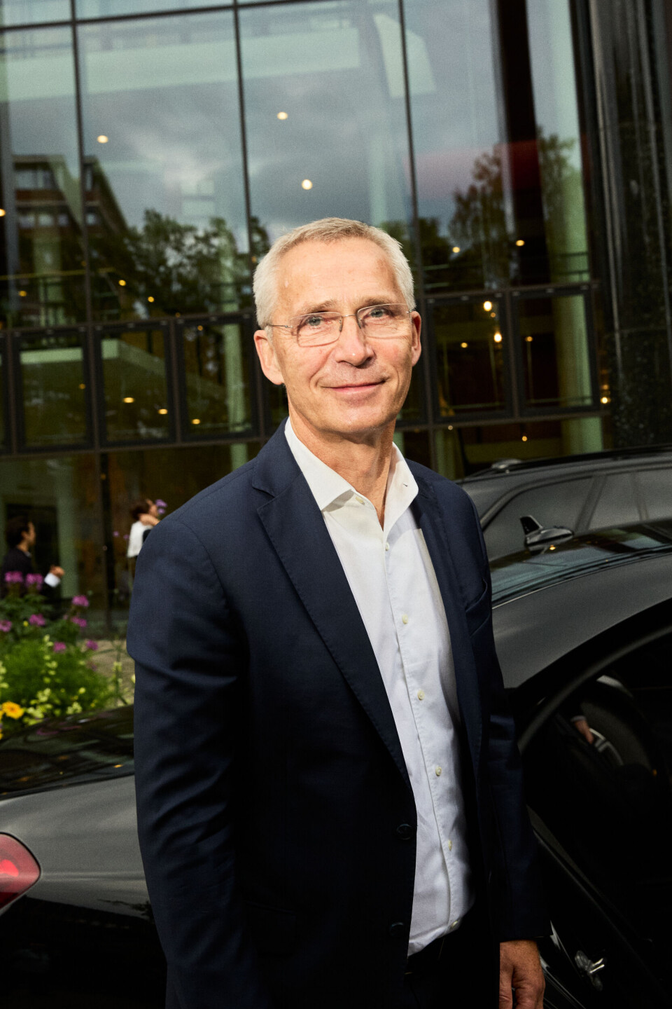 FREDERIKKEPLASSEN: Jens Stoltenberg seier lite har forandra seg på Blindern, sjølv klesstilen er lik som då han studerte der.